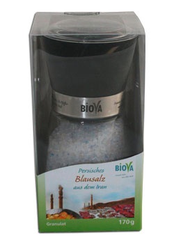 Biova Keramikmühle gefüllt mit Persischem Blausalz