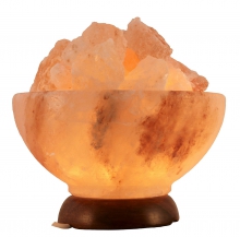 Salz Kristall Stein Lampe 